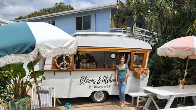 Blooms and Alchemy barista Sophie White. Picture: Darryn Nufer