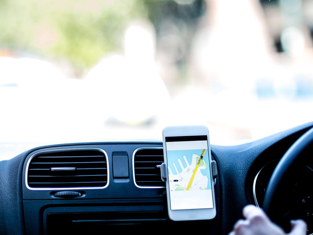 Uber drivers follow GPS routes, making it easy to calculate time and distance.