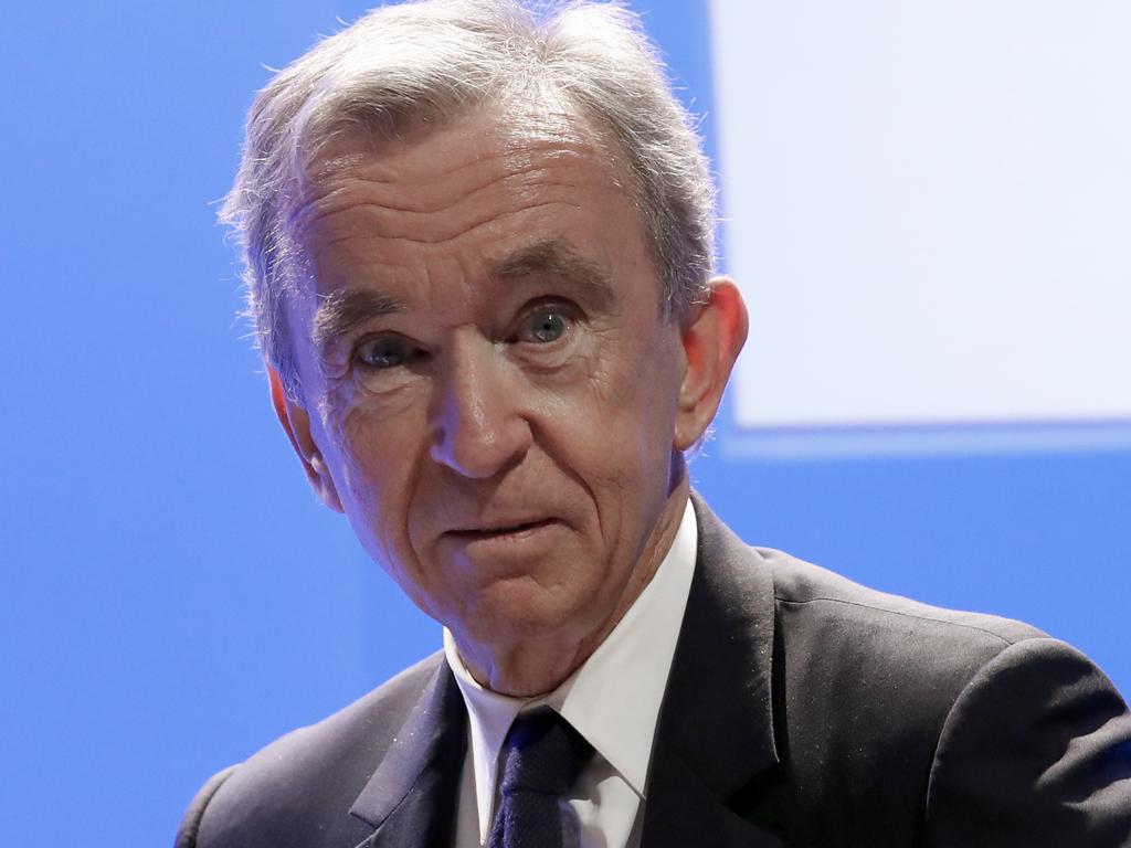 LVMH CEO Bernard Arnault pledged 200 million euros to help rebuild the cathedral. Picture: Christophe Ena/AP