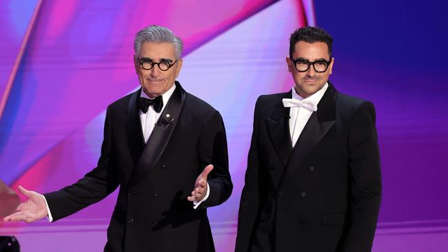 Eugene Levy and Dan Levy. Picture: Kevin Winter/Getty Images