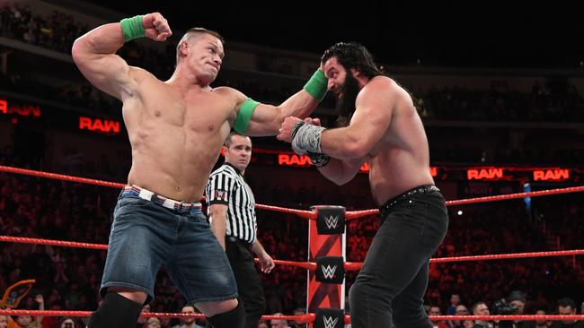 John Cena is set to renew hostilities with Elias at Super Show-Down. Picture: WWE