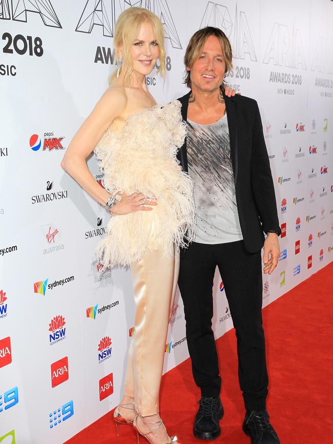 Her partner, Keith Urban, is hosting the awards. Picture: Christian Gilles