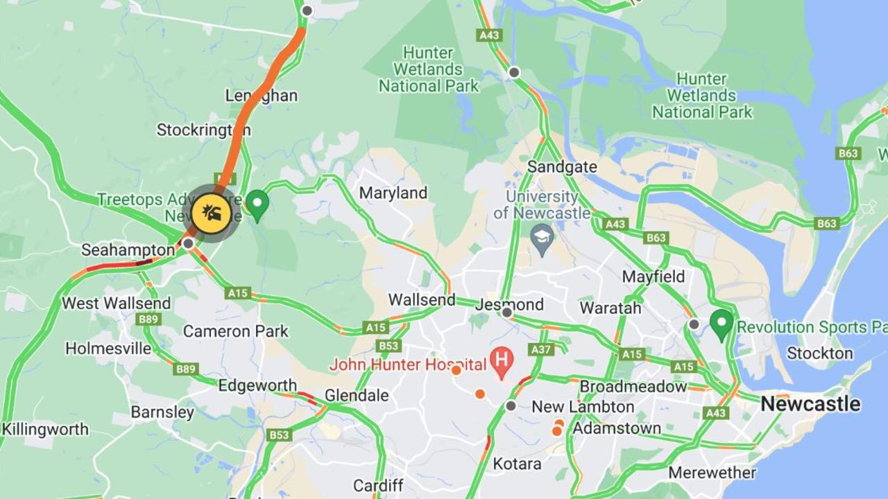 Newcastle: M1 closed to northbound traffic following crash | Daily ...