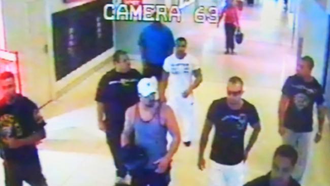 Rival bikie gangs the Hells Angels and the Comancheros brawled at Sydney Airport.