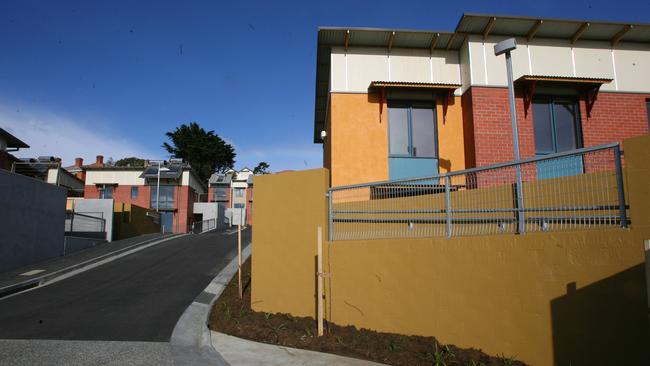 Walford Terraces (formerly Windsor Court) housing development, Harrington Street, Hobart.