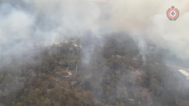 Queensland Fire and Emergency Services have released footage of a fire at Deepwater