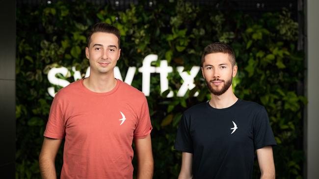 Alex Harper and Angus Goldman founded Swyftx in 2017.