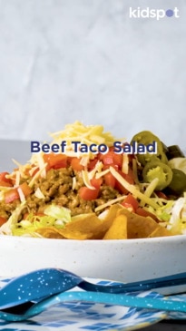 Beef taco salad