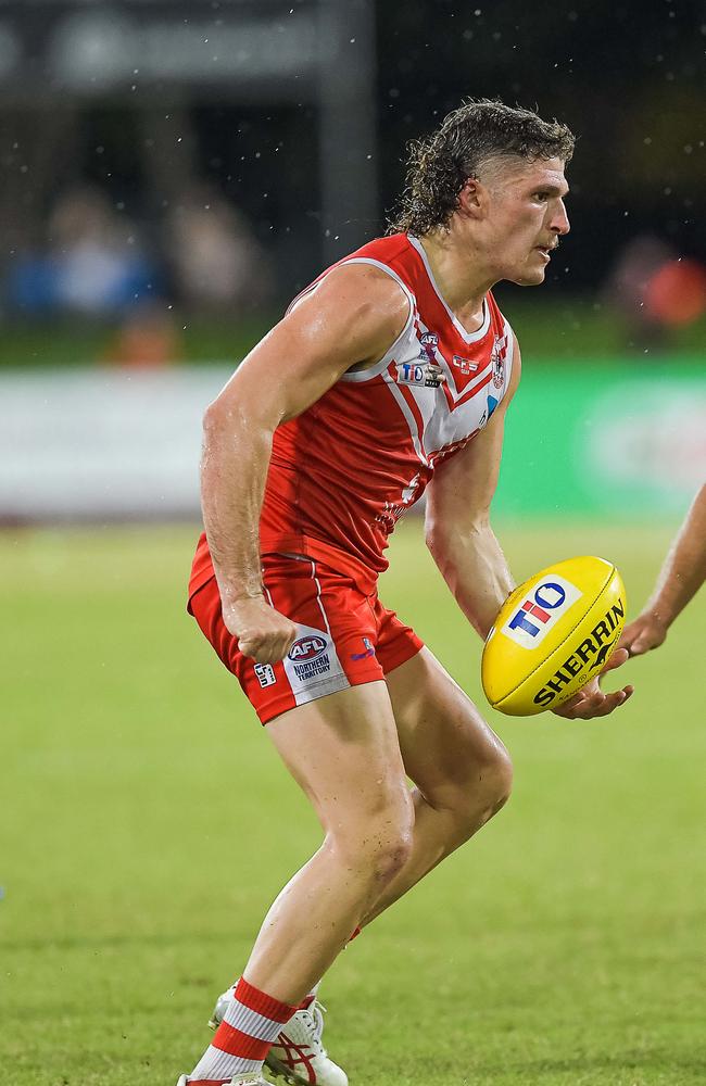 Waratah vs Southern Districts in the 2022-23 NTFL grand final. Picture PEMA TAMANG Pakhrin