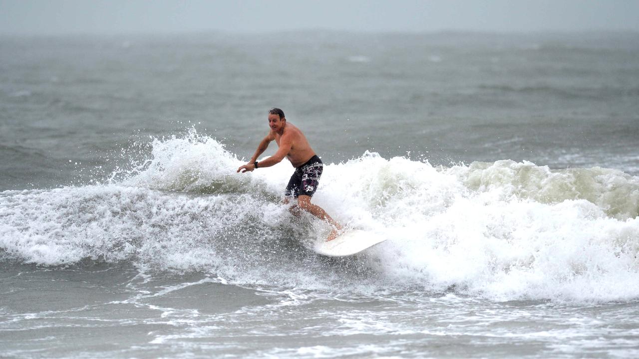 Wild weather whipping up the surf at North Wall, Mackay on Saturday, December 8, 2018.