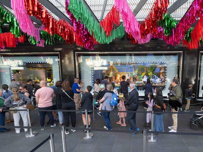 MYER REVEALS BLUEY AS THE STAR OF THEIR 68TH ICONIC CHRISTMAS WINDOWS. Picture: Tony Gough