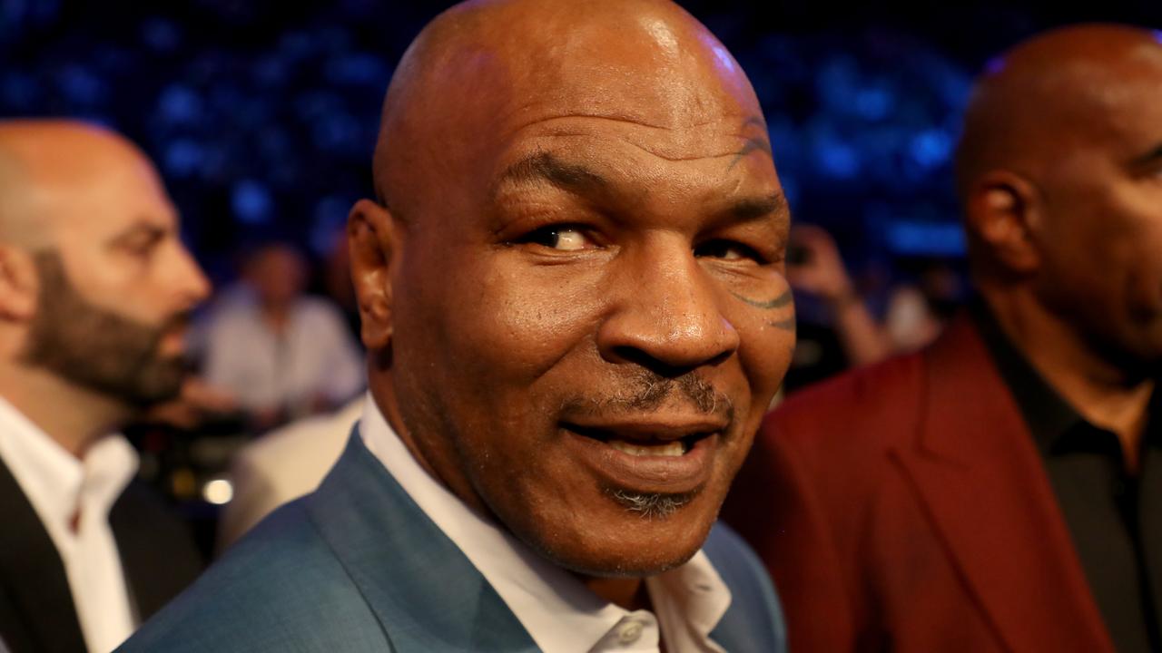 Former boxer Mike Tyson attends the super welterweight boxing match between Floyd Mayweather Jr. and Conor McGregor. Picture: Christian Petersen/Getty Images