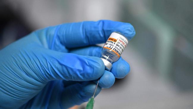 Children aged 5-11 will be vaccinated with a third of the adult dose, with eight weeks between doses. Picture: Ina Fassbender / AFP