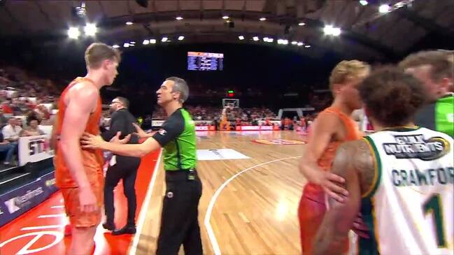 NBL star in hot water over ‘choke’