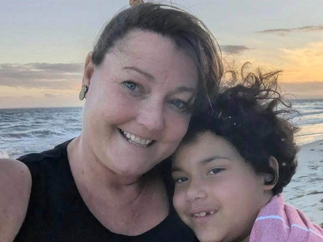 Anna Coxson and her daughter Lomani Coxson. Picture: Contributed