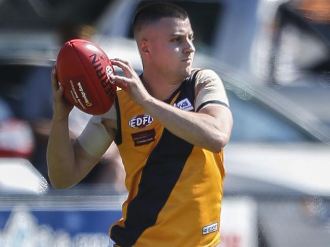 EDFL footy: Keilor v Strathmore. A. Gallucci (Strathmore). Picture: Valeriu Campan