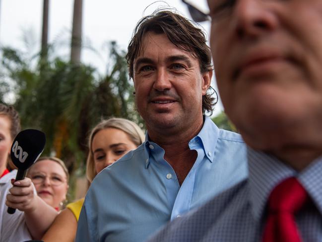 Matt Wright arrives at the Darwin Local Court on Thursday. Picture: Pema Tamang Pakhrin