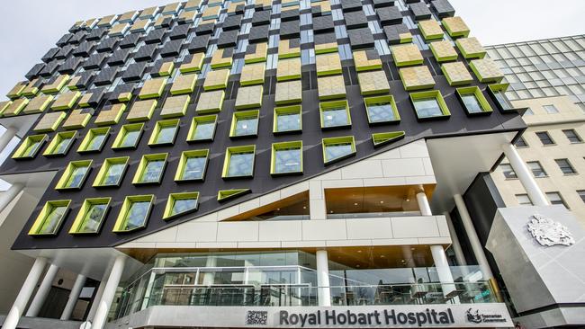 Breaking News Breaking News The Royal Hobart Hospital and the Hedberg Building. Picture Eddie Safarik