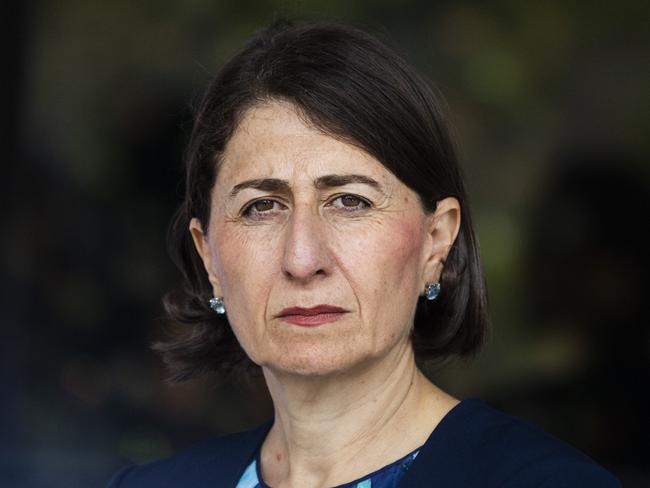 Premier Gladys Berejiklian says everybody should assume they’re watching the fireworks on TV at home. Picture: NCA NewsWire/Jenny Evans