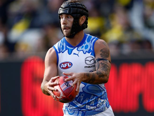 Caleb Daniel had 25 disposals against Richmond. Picture: Michael Willson/AFL Photos via Getty Images