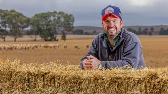 Caltowie Farmer James Moore delivering his share of the hay run to his property. Pictured on 6th June 2025. Picture: Ben Clark