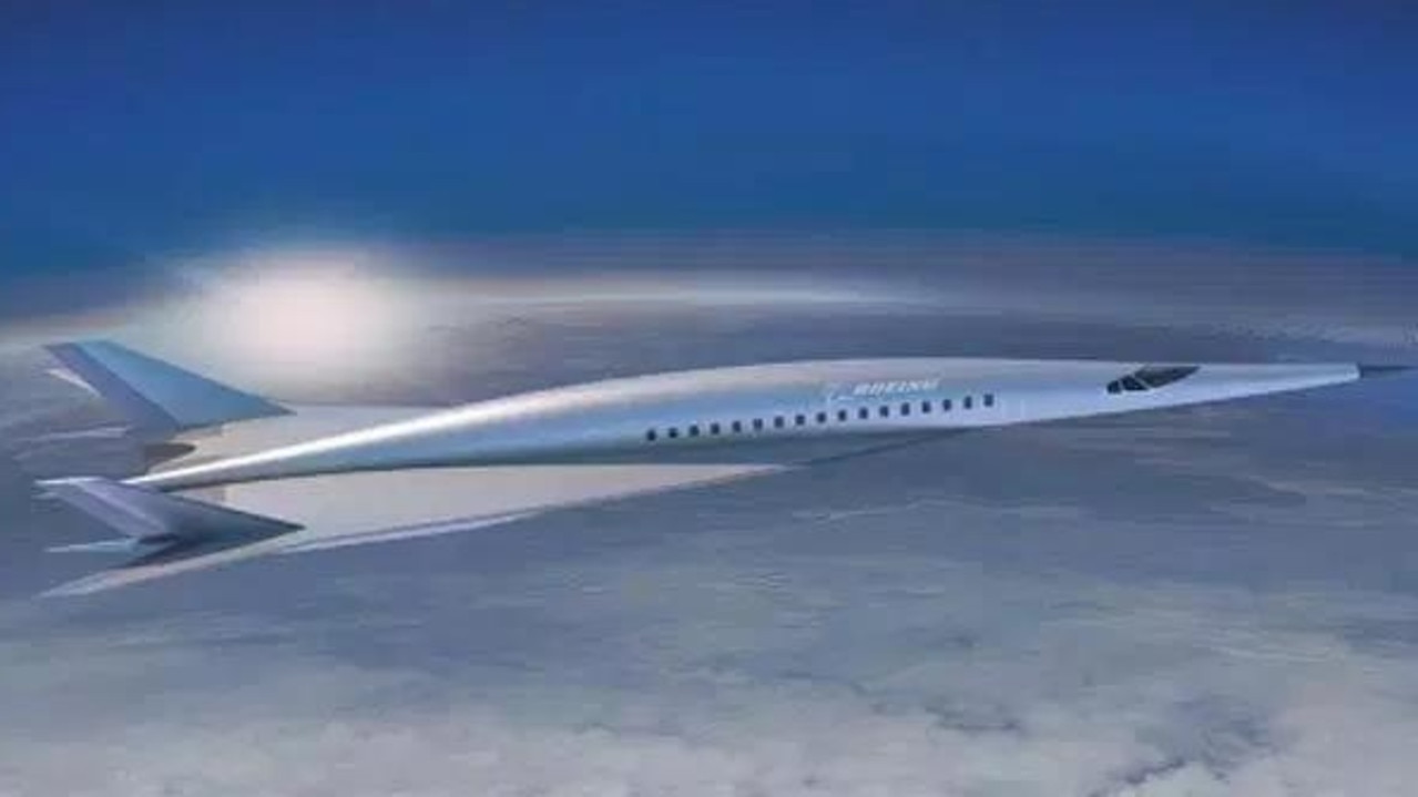 Boeing unveils its new hypersonic jet. Picture: supplied