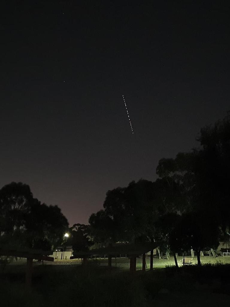 Some Victorians were expected to be able to see the sight again on Sunday evening. Picture: Facebook