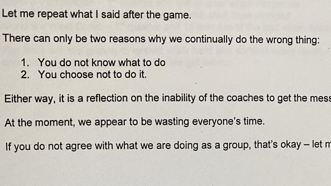 Jude Bolton revealed the Paul Roos rocket on Twitter. Photo: Twitter, @Jude_Bolton.