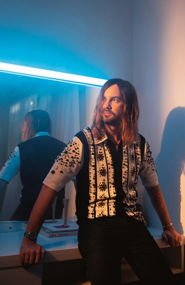 Parker releases the new Tame Impala album The Slow Rush on February 14. Picture: James J Robinson/GQ