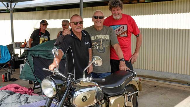 Motorbike enthusiasts camp out at Biggenden showgrounds for the Historical Motor Cycle Club of Queensland's 2019 AGM. Picture: Felicity Ripper