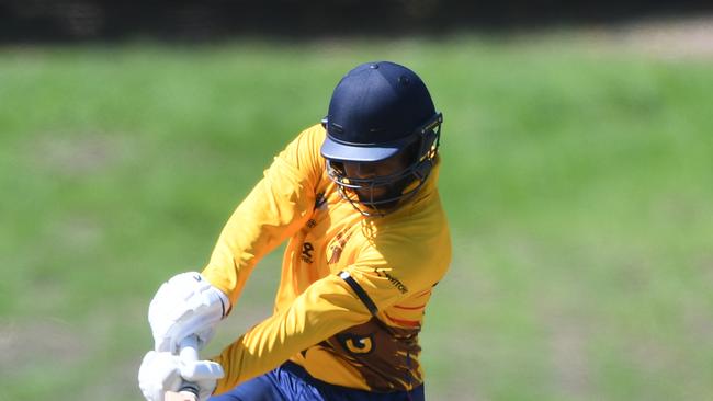 Thaveesh Attanayake of Kingston Hawthorn. (Photo/Julian Smith)