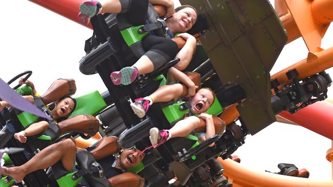 Generations of Australians have enjoyed the Dreamworld attractions and made valuable childhood memories at the theme park. Picture: AAP/John Gass