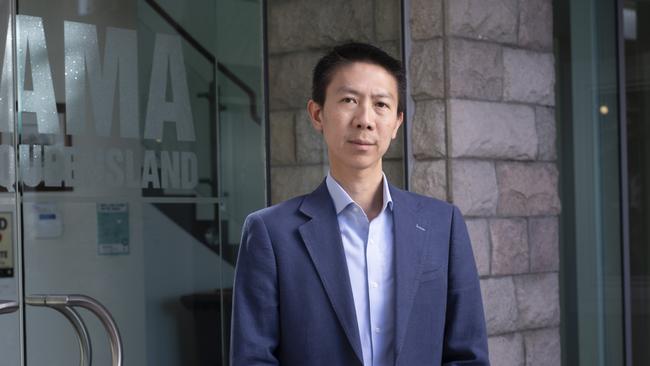 Australian Medical Association union president, Dr Nick Yim. Picture: Russell Shakespeare.