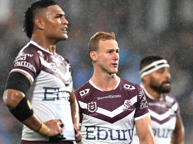 Daly Cherry-Evans memorably backflipped on joining the Titans in 2015. Picture: Hannah Peters/Getty Images