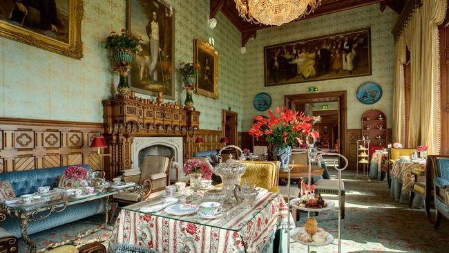 Afternoon tea, Ashford Castle, Co Mayo, Ireland.