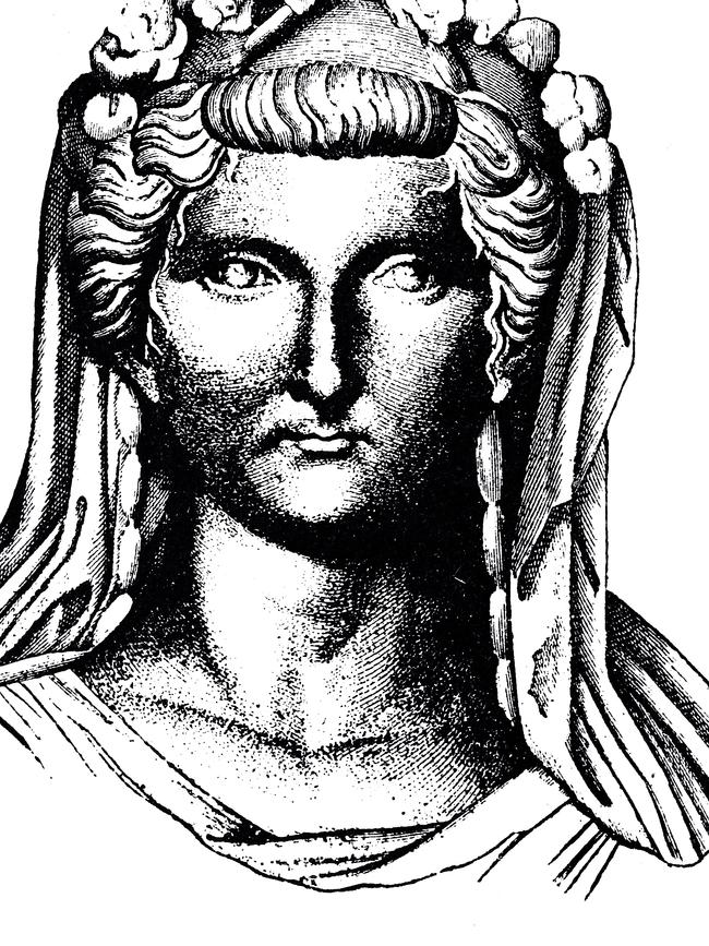 Illustration from 19th century - Livia, wife of Octavian, was heavily pregnant to a political rival when he took a shine to her.