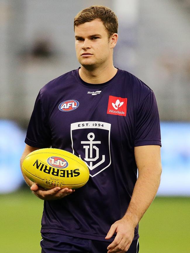 Sean Darcy could be a fantastic pick, or a disaster. Picture: Will Russell/AFL Photos via Getty Images