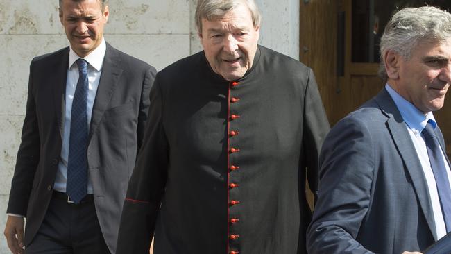 INet closing in. In 2017, Pell — by now the Vatican's Secretariat of Economy, the third highest ranked position within the church — leaves his home in The Vatican, as he waits to hear from Victoria Police in Australia over the historic sexual allegations. Picture: Ben Stevens / i-Images