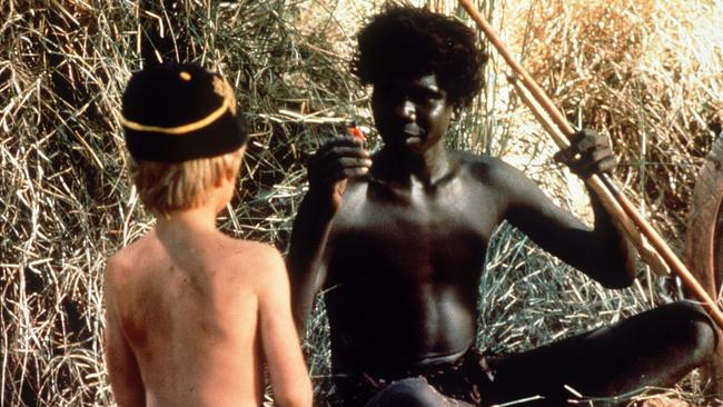 Aboriginal actor David Gulpilil in the film Walkabout, released in 1971.