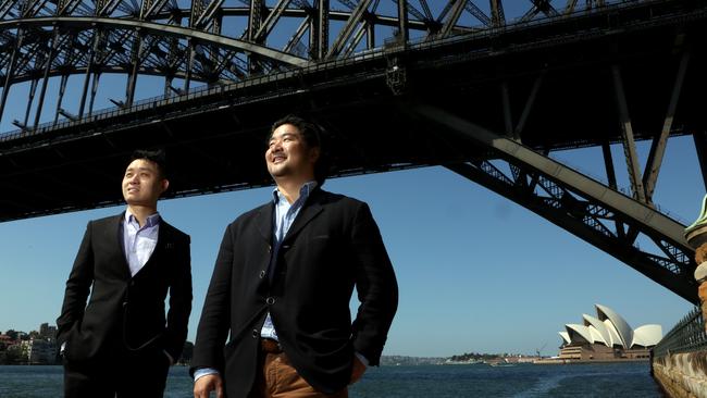 Sapie Ventures co-founders Lance Li and Victor Jiang. Picture: James Croucher