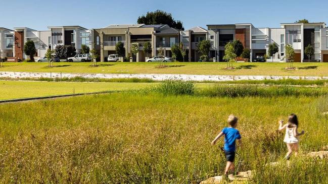 Concept image for the proposed 1300-home Playford Alive East development, at Munno Para West, along Curtis Rd. Picture: Aspect Studios