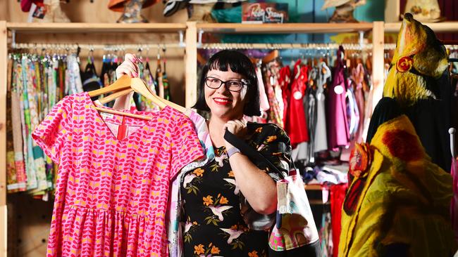 Renegade Handmade store owner Karissa Chase. Ms Chase’s store was allegedly hit with a $955 theft on Wednesday during trading hours. Picture: Zak Simmonds