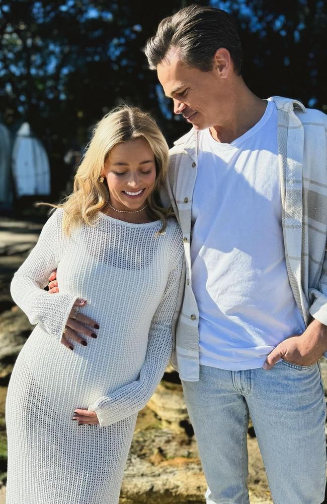 Holly and her husband Jimmy are expecting their first baby later this year.