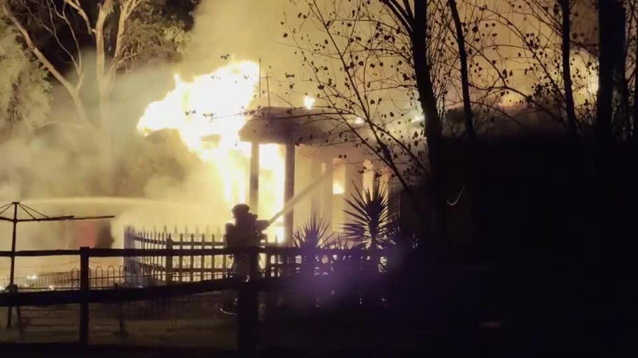 Cardross home destroyed in Saturday night blaze