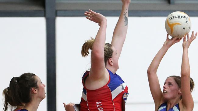 City West Falcons prevail in Victorian Netball League grand final replay  with win over Southern Saints