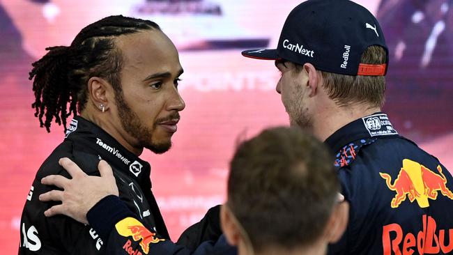 Hamilton was unimpressed that fans booed Max Verstappen