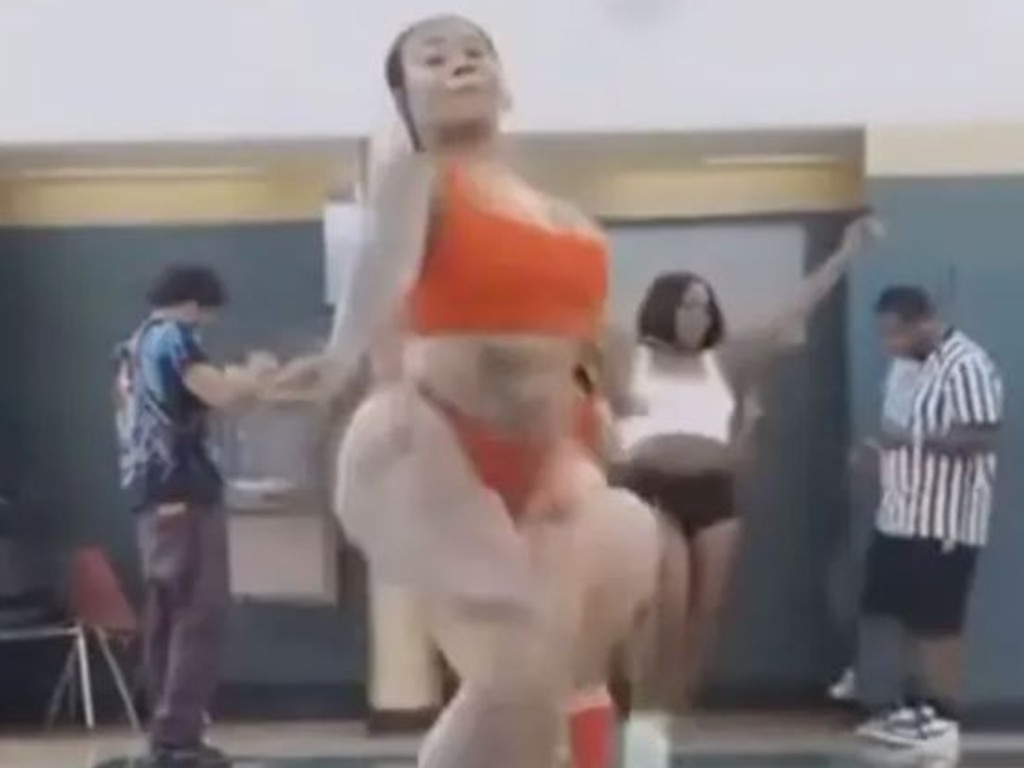 A sexually charged video filmed at a school that showed women twerking in G-strings has been labelled ‘appalling’. Picture: Supplied