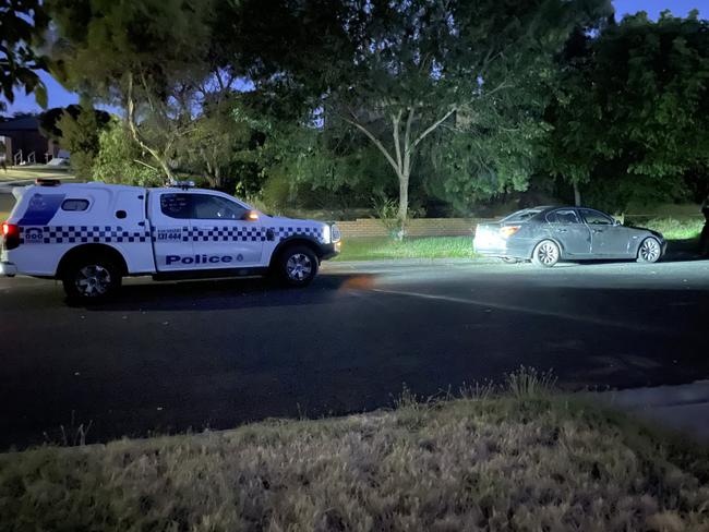 Police have arrested two people after a police pursuit of a stolen car in Bendigo on Tuesday. Picture: Gianni Francis.