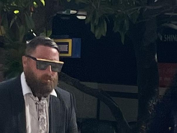 Morgan Haverfield-Price arrives at Sydney District Court for his appeal hearing.