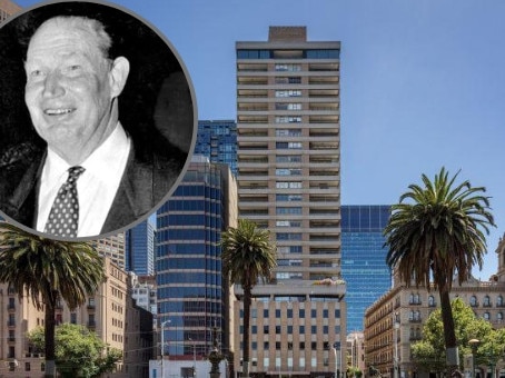 Level 12/99 Spring Street, Melbourne with Kerry Packer inset - for Herald Sun realestate